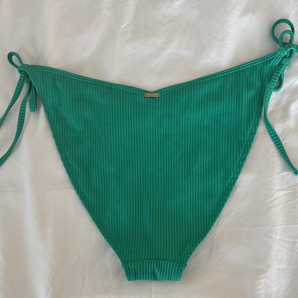Hollister Green Ribbed Bikini Bottom